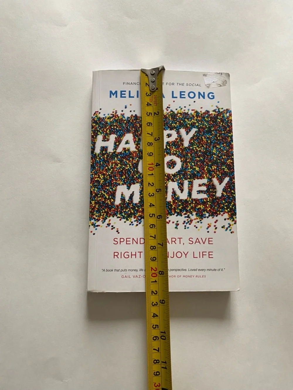 🔥3/$25🔥Happy Go Money by Melissa Leong - White Cover with Multicolored Sprinkles - Picture 3 of 5